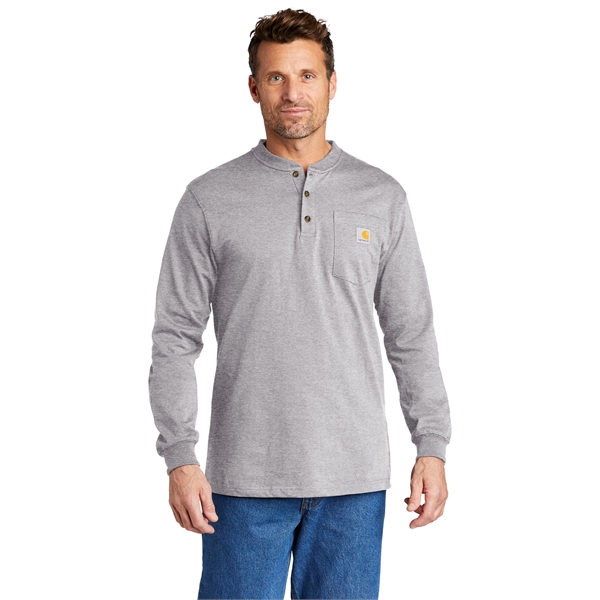 Carhartt Long Sleeve Henley T-Shirt - Carhartt Long Sleeve Henley T-Shirt - Image 9 of 20