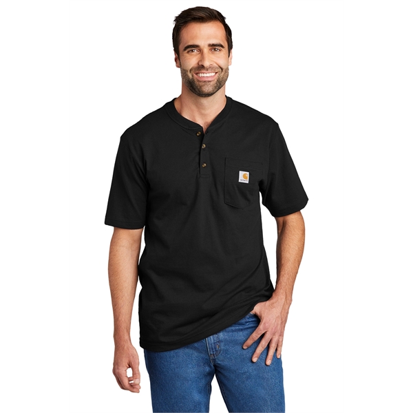 Carhartt Short Sleeve Henley T-Shirt - Carhartt Short Sleeve Henley T-Shirt - Image 6 of 20