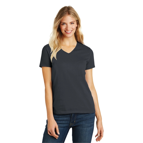 District Women's Perfect Blend CVC V-Neck Tee. - District Women's Perfect Blend CVC V-Neck Tee. - Image 29 of 104