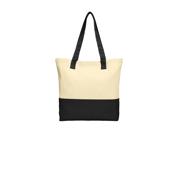 Port Authority Colorblock Cotton Tote.