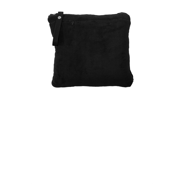 Custom Port Authority Packable Travel Blanket.