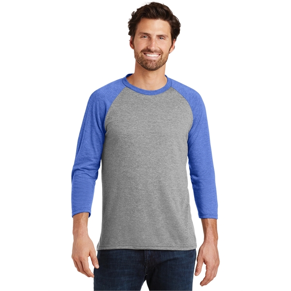 District Perfect Tri 3/4-Sleeve Raglan. - District Perfect Tri 3/4-Sleeve Raglan. - Image 24 of 60