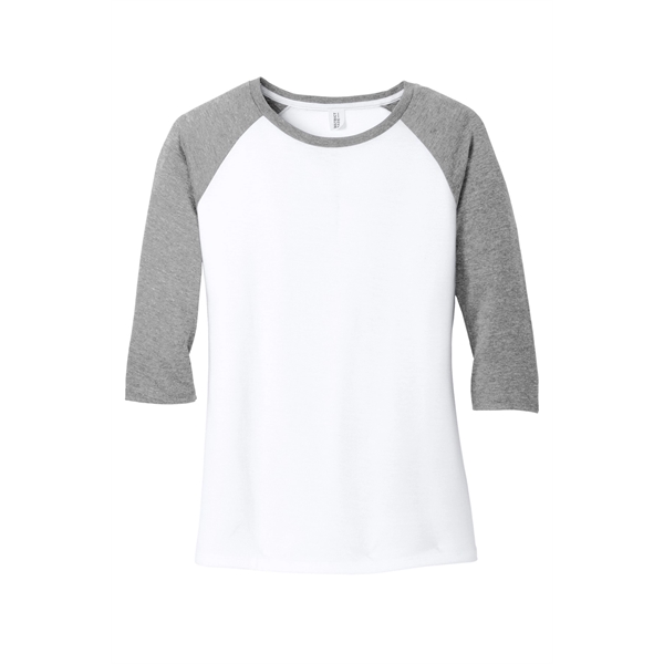 District Women's Perfect Tri 3/4-Sleeve Raglan. - District Women's Perfect Tri 3/4-Sleeve Raglan. - Image 24 of 45