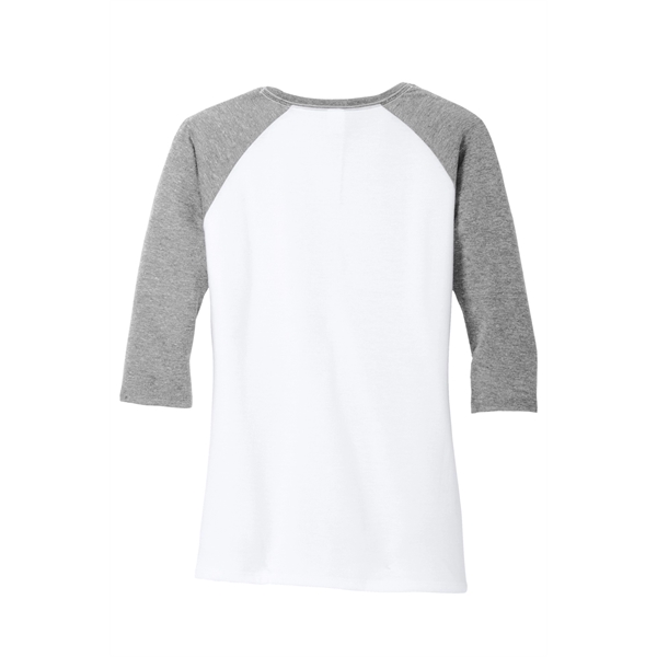 District Women's Perfect Tri 3/4-Sleeve Raglan. - District Women's Perfect Tri 3/4-Sleeve Raglan. - Image 25 of 45