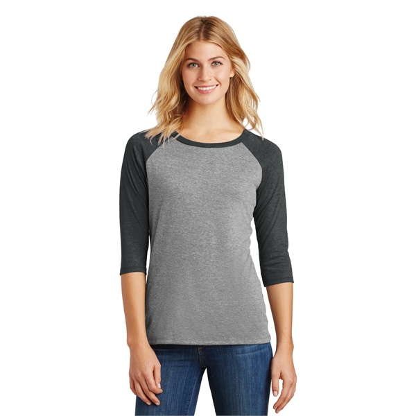 District Women's Perfect Tri 3/4-Sleeve Raglan. - District Women's Perfect Tri 3/4-Sleeve Raglan. - Image 0 of 45