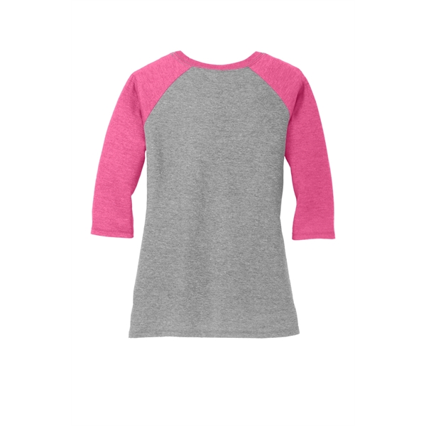 District Women's Perfect Tri 3/4-Sleeve Raglan. - District Women's Perfect Tri 3/4-Sleeve Raglan. - Image 19 of 45