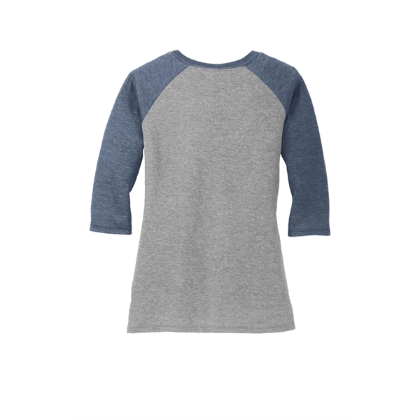 District Women's Perfect Tri 3/4-Sleeve Raglan. - District Women's Perfect Tri 3/4-Sleeve Raglan. - Image 30 of 45