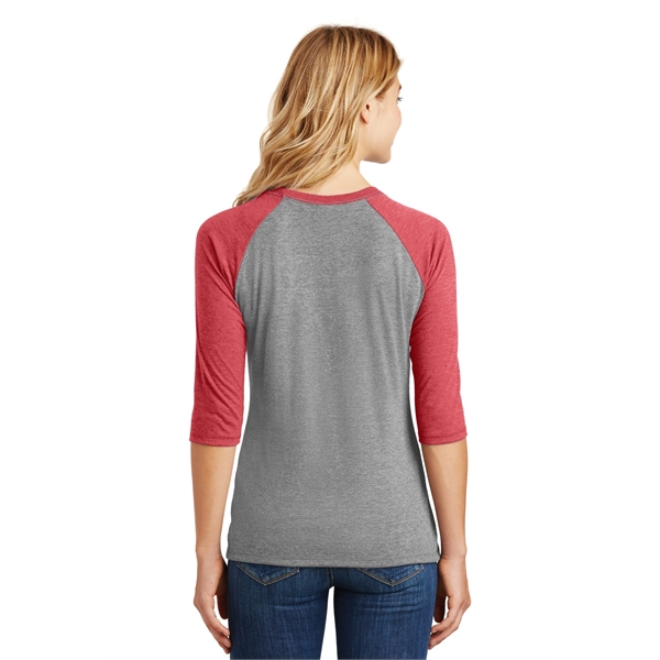 District Women's Perfect Tri 3/4-Sleeve Raglan. - District Women's Perfect Tri 3/4-Sleeve Raglan. - Image 37 of 45