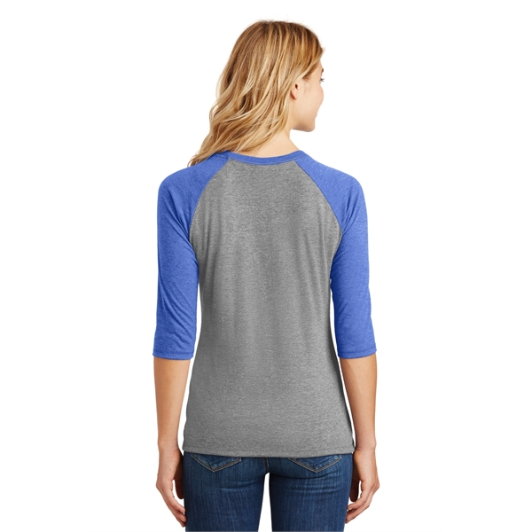 District Women's Perfect Tri 3/4-Sleeve Raglan. - District Women's Perfect Tri 3/4-Sleeve Raglan. - Image 42 of 45