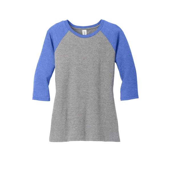 District Women's Perfect Tri 3/4-Sleeve Raglan. - District Women's Perfect Tri 3/4-Sleeve Raglan. - Image 44 of 45