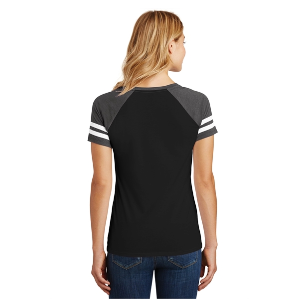 District Women's Game V-Neck Tee. - District Women's Game V-Neck Tee. - Image 2 of 35