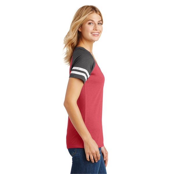 District Women's Game V-Neck Tee. - District Women's Game V-Neck Tee. - Image 8 of 35