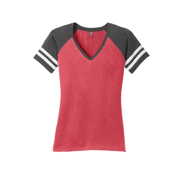 District Women's Game V-Neck Tee. - District Women's Game V-Neck Tee. - Image 9 of 35