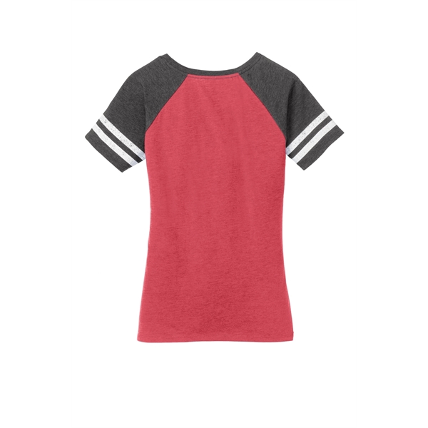 District Women's Game V-Neck Tee. - District Women's Game V-Neck Tee. - Image 10 of 35