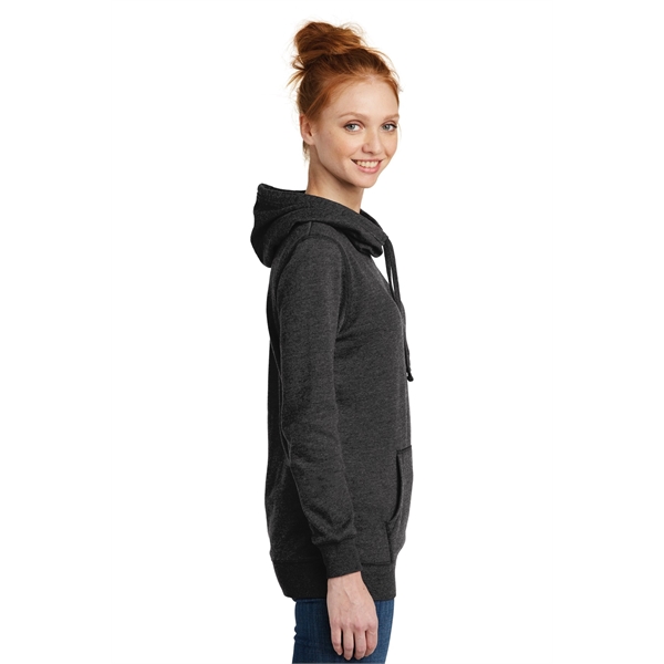 District Women's Lightweight Fleece Hoodie. - District Women's Lightweight Fleece Hoodie. - Image 2 of 20