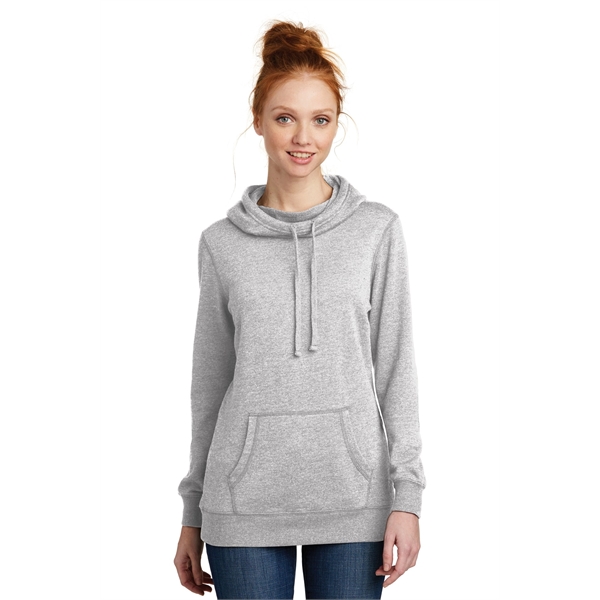 District Women's Lightweight Fleece Hoodie. - District Women's Lightweight Fleece Hoodie. - Image 6 of 20