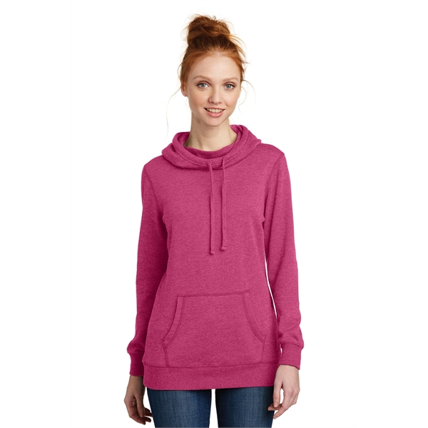 District Women's Lightweight Fleece Hoodie. - District Women's Lightweight Fleece Hoodie. - Image 16 of 20