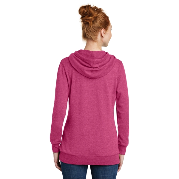 District Women's Lightweight Fleece Hoodie. - District Women's Lightweight Fleece Hoodie. - Image 17 of 20