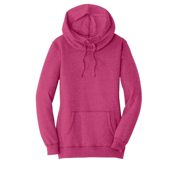 District Women's Lightweight Fleece Hoodie. - District Women's Lightweight Fleece Hoodie. - Image 19 of 20