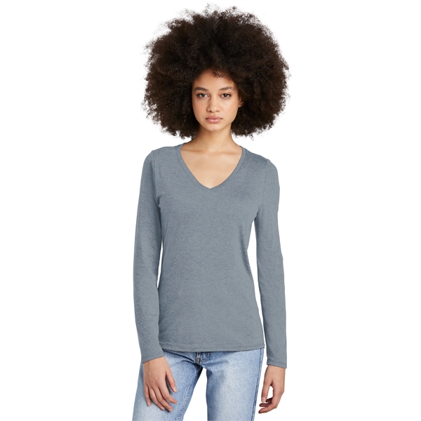 District Women's Perfect Tri Long Sleeve V-Neck Tee - District Women's Perfect Tri Long Sleeve V-Neck Tee - Image 42 of 49