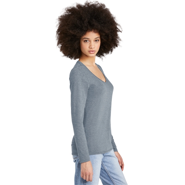 District Women's Perfect Tri Long Sleeve V-Neck Tee - District Women's Perfect Tri Long Sleeve V-Neck Tee - Image 33 of 49