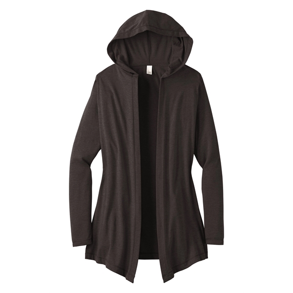 District Women's Perfect Tri Hooded Cardigan. - District Women's Perfect Tri Hooded Cardigan. - Image 3 of 10