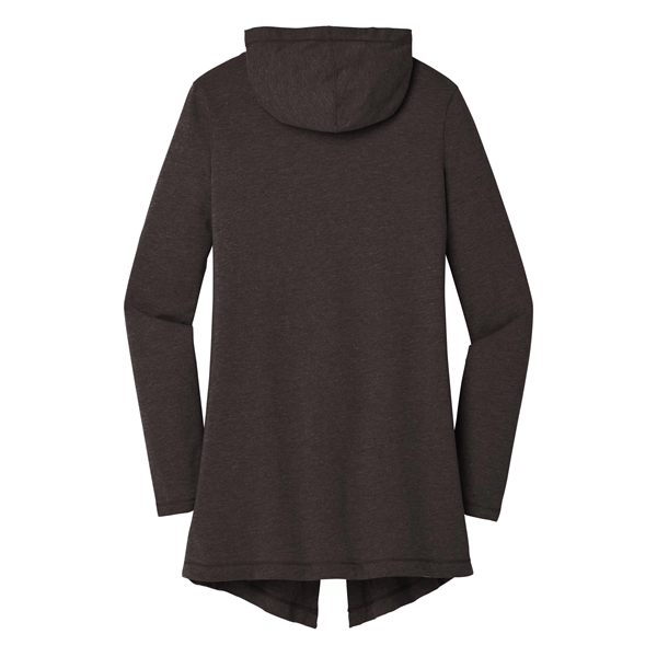 District Women's Perfect Tri Hooded Cardigan. - District Women's Perfect Tri Hooded Cardigan. - Image 9 of 10