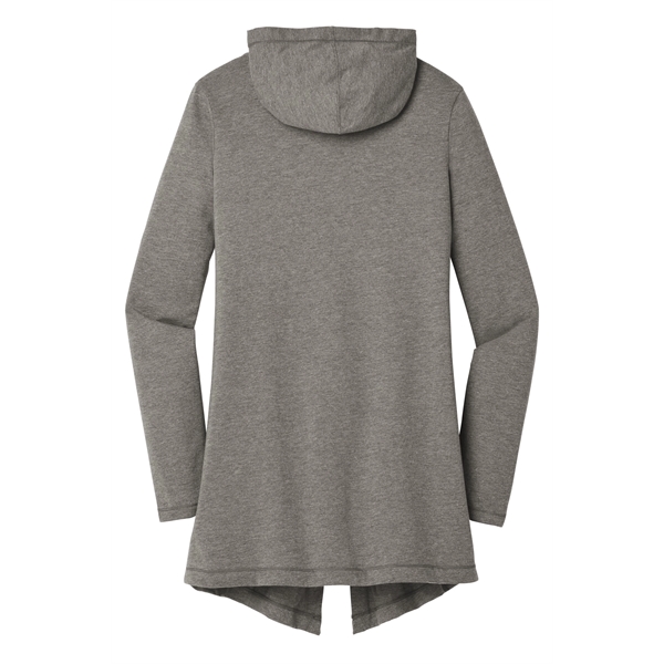 District Women's Perfect Tri Hooded Cardigan. - District Women's Perfect Tri Hooded Cardigan. - Image 10 of 10