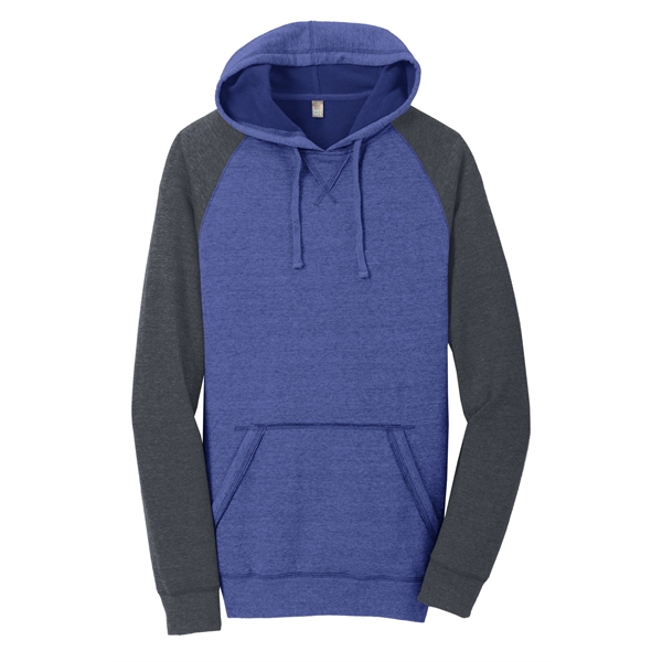 District Young Mens Lightweight Fleece Raglan Hoodie. - District Young Mens Lightweight Fleece Raglan Hoodie. - Image 3 of 14
