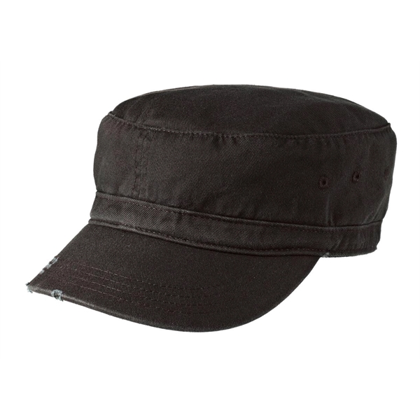 District Distressed Military Hat. - District Distressed Military Hat. - Image 0 of 6