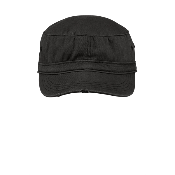 District Distressed Military Hat. - District Distressed Military Hat. - Image 1 of 6