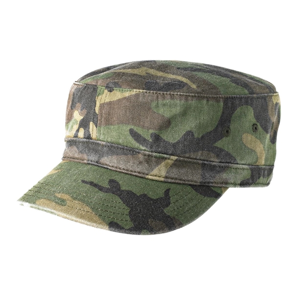 District Distressed Military Hat. - District Distressed Military Hat. - Image 2 of 6