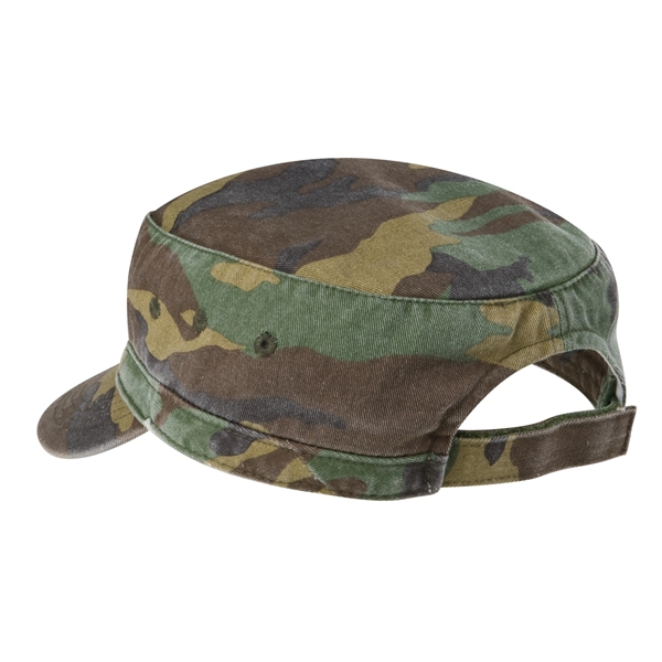 District Distressed Military Hat. - District Distressed Military Hat. - Image 4 of 6