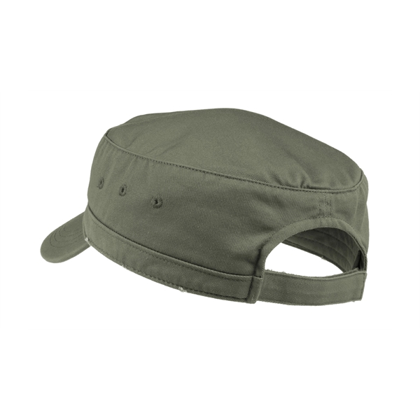 District Distressed Military Hat. - District Distressed Military Hat. - Image 6 of 6