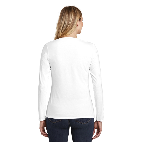 District Women's Very Important Tee Long Sleeve V-Neck. - District Women's Very Important Tee Long Sleeve V-Neck. - Image 1 of 25