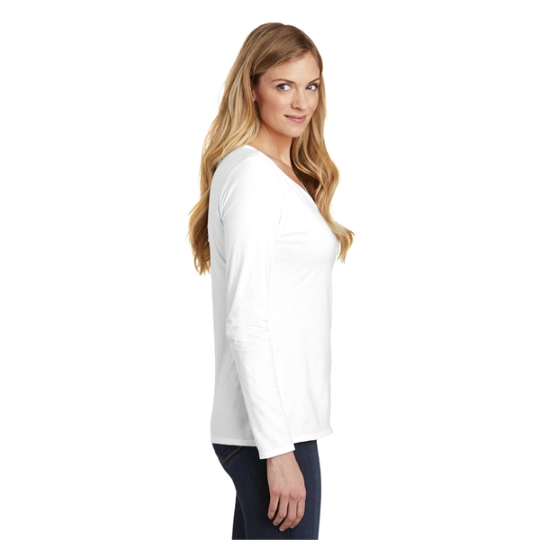 District Women's Very Important Tee Long Sleeve V-Neck. - District Women's Very Important Tee Long Sleeve V-Neck. - Image 2 of 25