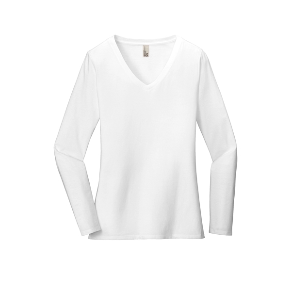 District Women's Very Important Tee Long Sleeve V-Neck. - District Women's Very Important Tee Long Sleeve V-Neck. - Image 3 of 25