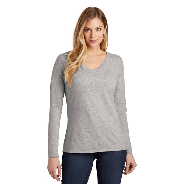 District Women's Very Important Tee Long Sleeve V-Neck. - District Women's Very Important Tee Long Sleeve V-Neck. - Image 6 of 25