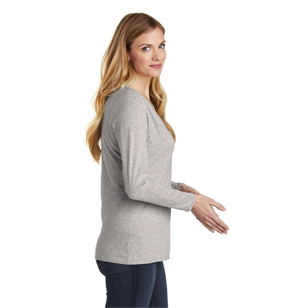 District Women's Very Important Tee Long Sleeve V-Neck. - District Women's Very Important Tee Long Sleeve V-Neck. - Image 8 of 25