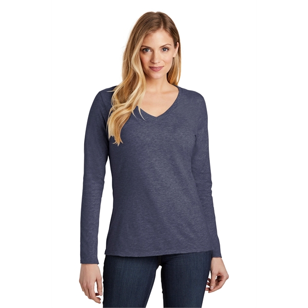 District Women's Very Important Tee Long Sleeve V-Neck. - District Women's Very Important Tee Long Sleeve V-Neck. - Image 11 of 25