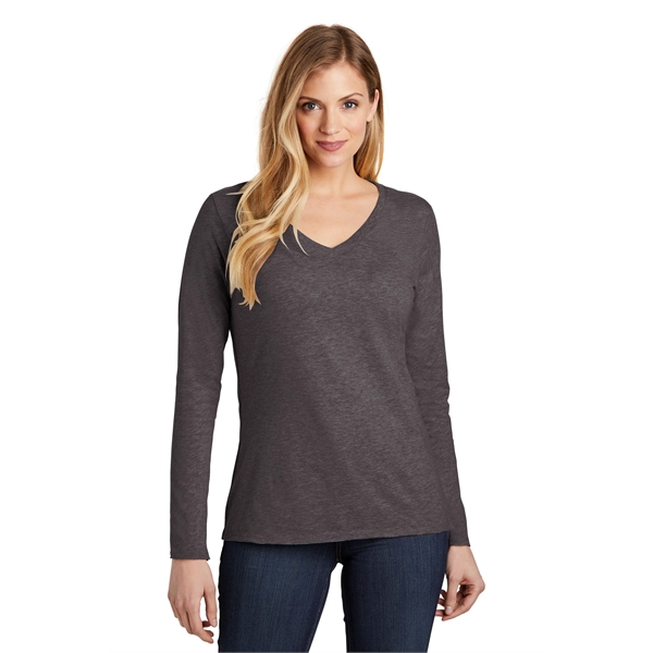 District Women's Very Important Tee Long Sleeve V-Neck. - District Women's Very Important Tee Long Sleeve V-Neck. - Image 16 of 25