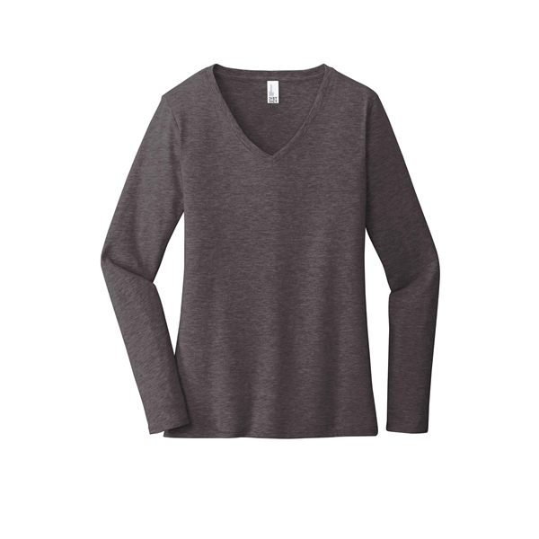 District Women's Very Important Tee Long Sleeve V-Neck. - District Women's Very Important Tee Long Sleeve V-Neck. - Image 19 of 25