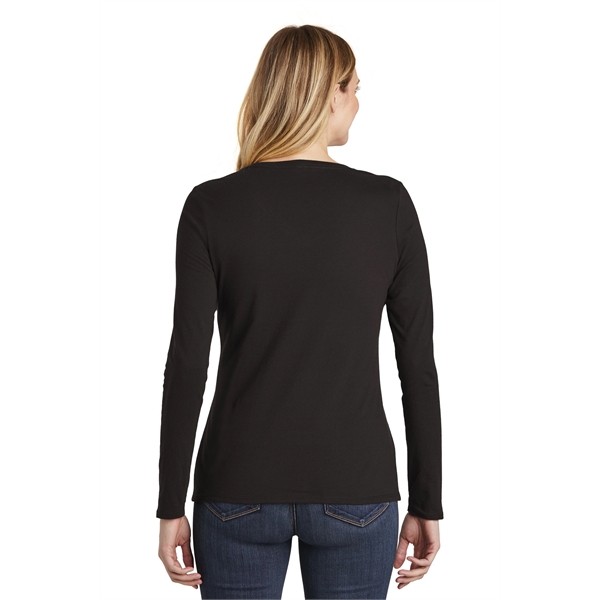 District Women's Very Important Tee Long Sleeve V-Neck. - District Women's Very Important Tee Long Sleeve V-Neck. - Image 22 of 25