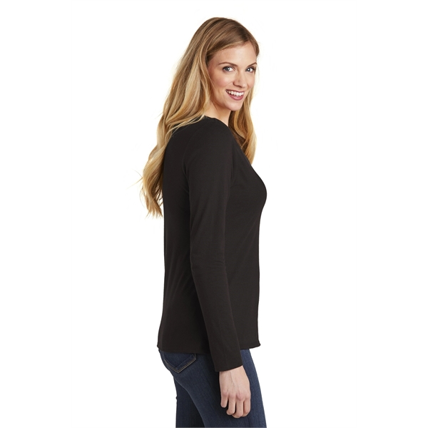 District Women's Very Important Tee Long Sleeve V-Neck. - District Women's Very Important Tee Long Sleeve V-Neck. - Image 23 of 25