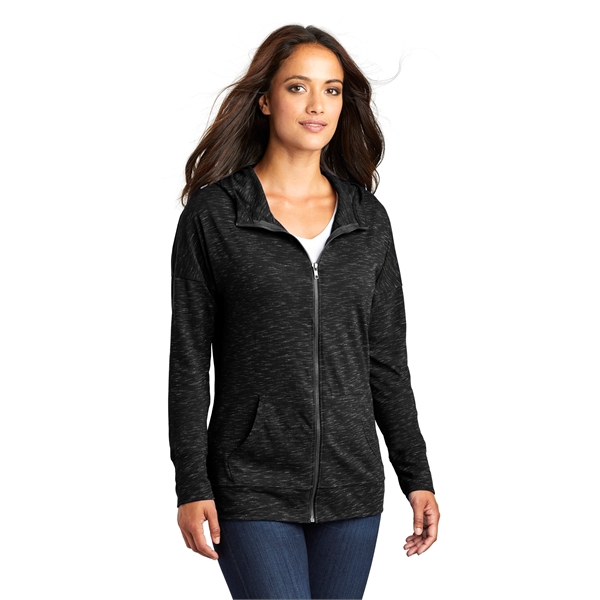 District Women's Medal Full-Zip Hoodie. - District Women's Medal Full-Zip Hoodie. - Image 3 of 20