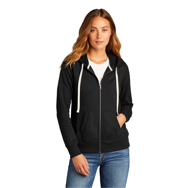 District Women's Re-Fleece Full-Zip Hoodie - District Women's Re-Fleece Full-Zip Hoodie - Image 21 of 27