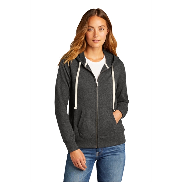 District Women's Re-Fleece Full-Zip Hoodie - District Women's Re-Fleece Full-Zip Hoodie - Image 22 of 27