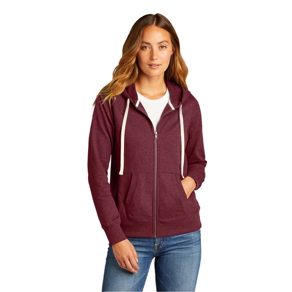 District Women's Re-Fleece Full-Zip Hoodie - District Women's Re-Fleece Full-Zip Hoodie - Image 25 of 27