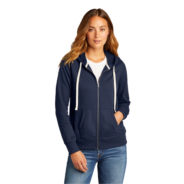 District Women's Re-Fleece Full-Zip Hoodie - District Women's Re-Fleece Full-Zip Hoodie - Image 26 of 27