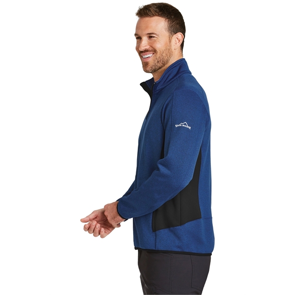 Eddie Bauer Full-Zip Heather Stretch Fleece Jacket. - Eddie Bauer Full-Zip Heather Stretch Fleece Jacket. - Image 4 of 15